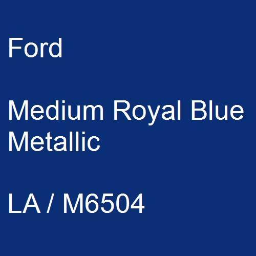 Ford, Medium Royal Blue Metallic, LA / M6504.